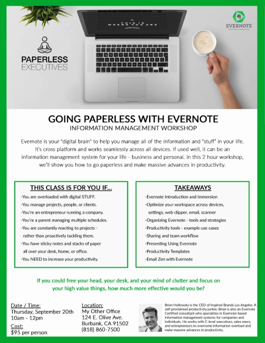 paperless agent evernote templates